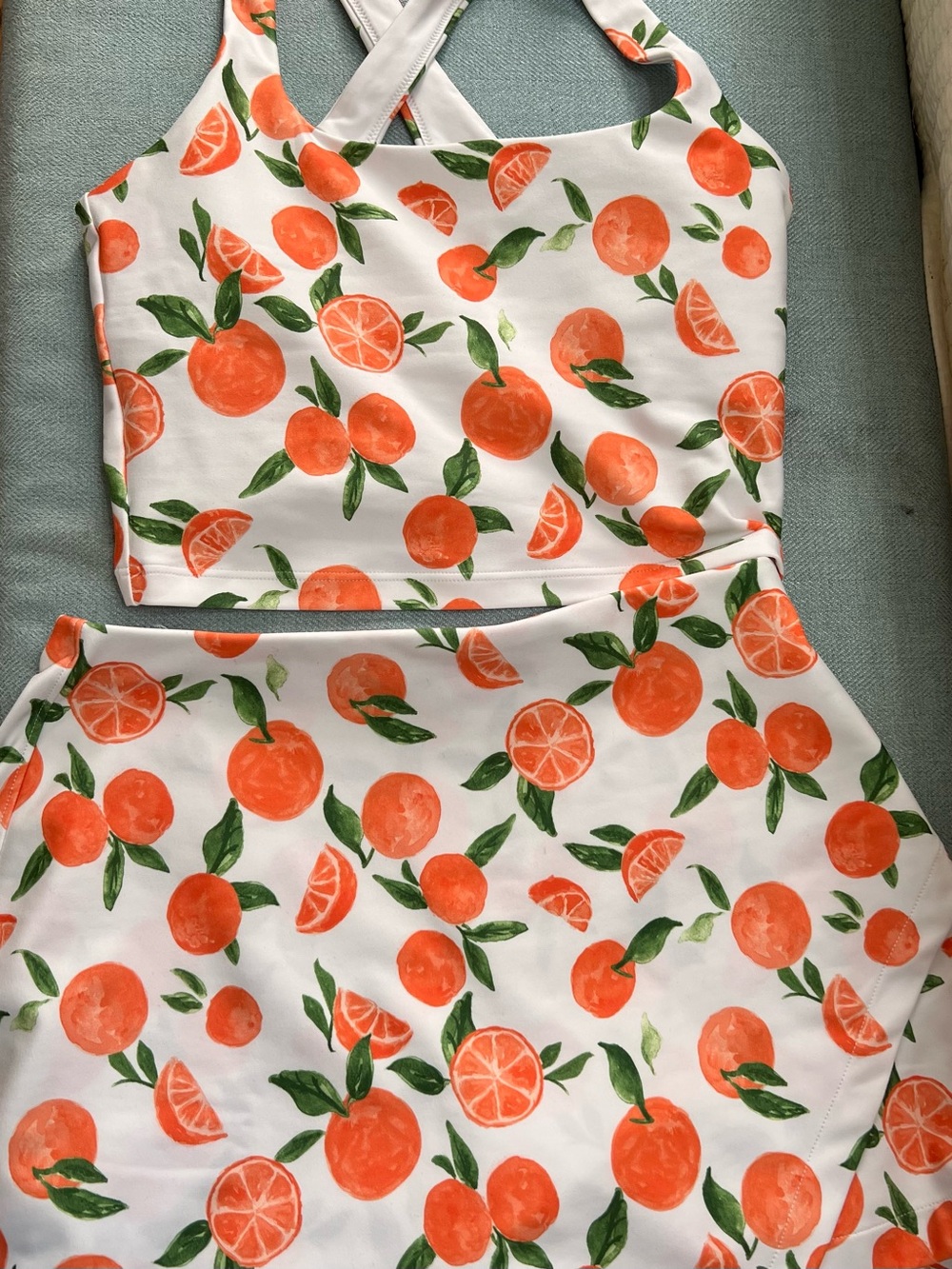 Abercrombie YPB Skirt Set with tank and skirt